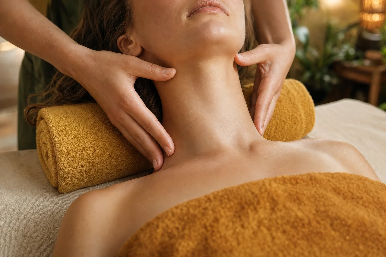 Kraniofacial och cervikal massage